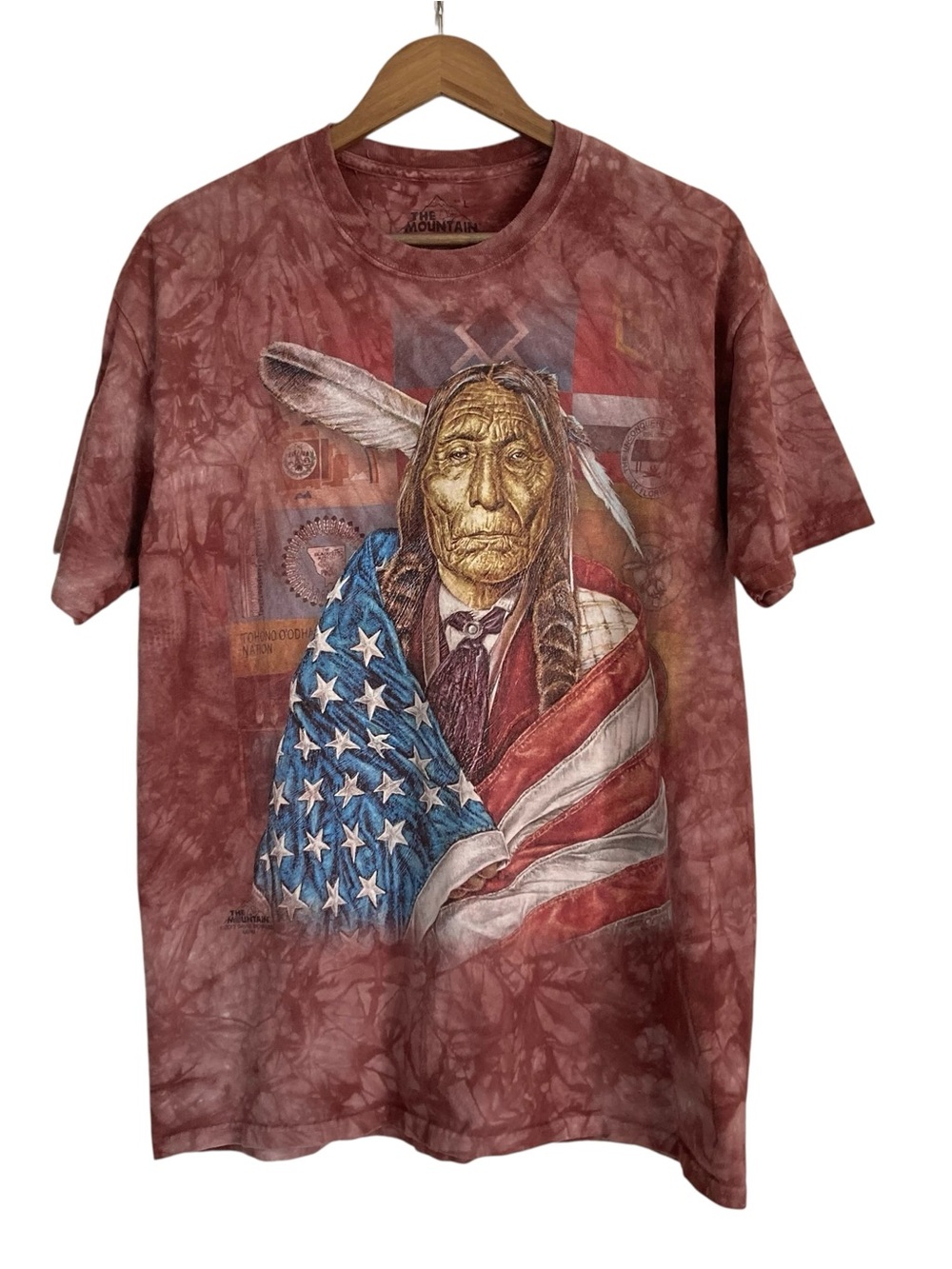 The Mountain Native American Tohono O’odham Nation Flag Graphic Tee
